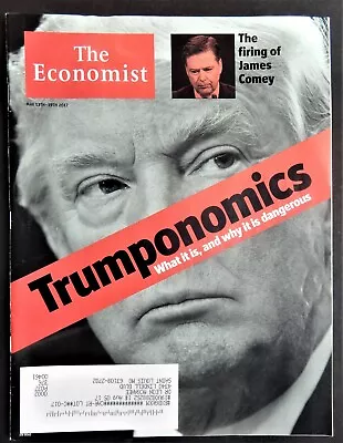 Donald Trump Trumponomics The Economist Magazine May 13 2017 Firing James Comey • $4.98