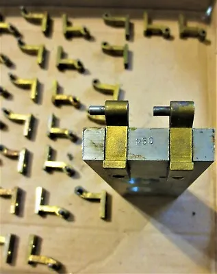 OLD Safe Deposit Lock Mosler HINGE (s) BRASS ORIGINAL • $5.95