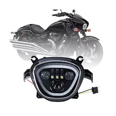 KAKABAS Motorcycle LED Headlight For M109RFront Head Lamp Assembly With Halo... • $479.66