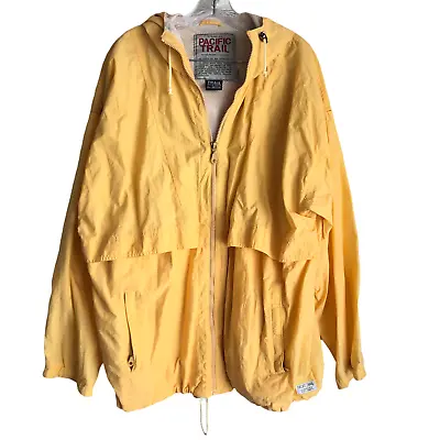 $43.33 • Buy Vintage Pacific Trail Mens Mesh Lined Vented Hooded Outdoor Windbreaker Jacket L