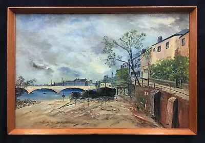 Mid 20th Century English School Oil On Board Landscape Painting. Signed. • £25