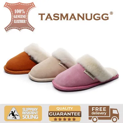 Tasman UGG Slippers/ ScuffsAus Sheepskin Wool &suede UpperUnisex Nonslip Sole • $42