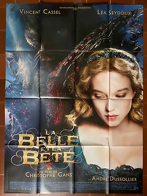 Poster The Belle And The Beast Bill Condon Vincent Cassel Emma Watson 120x160cm • $19.26