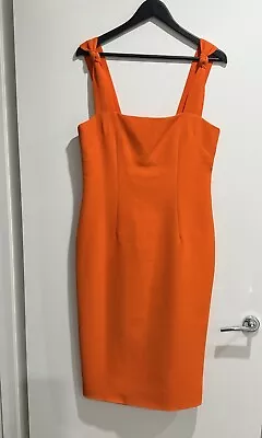 Women's Gorgeous BY JOHNNY Orange Evening Wedding Event Dress - Size 12 • $75