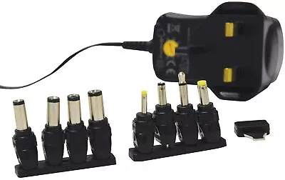 £15.92 • Buy 3V, 5V, 6V, 9V, 12V 1A 600mA AC/DC Charger Power Supply Adapter MAINS Plug UK