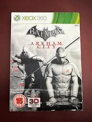 Xbox 360 Batman Arkham City With Super Rare Slipcover (Works On US Consoles) • $32.98