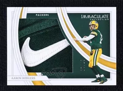 2022 Panini Immaculate Jumbo Logos Nike Patch 7/10 Aaron Rodgers #IL-ARO • $0.99