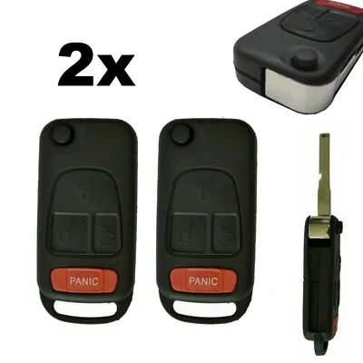 2 Smart Remote Key Shell Case Fob For Mercedes Benz ML 320 430 500 SLK 230 320 • $12.70