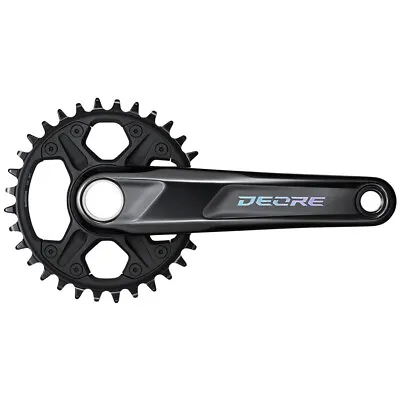 Shimano Deore FC-M6130-1 Crankset 175mm 12-Spd 32t Direct Mount Black • $81.14