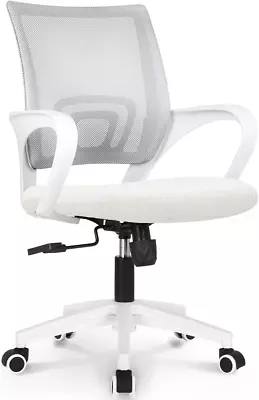 Computer Desk Chair Gaming - Ergonomic Mid Back Cushion Lumbar Support With Whee • $92.14