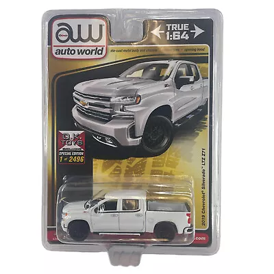 2019 Chevrolet Silverado LTZ Z71 Pickup Truck 1/64 Diecast Model Car Toy - White • $15.99