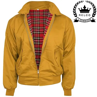 £39.99 • Buy Relco Mustard Yellow Harrington Jacket Skin Mod Scooter Ska Northern Soul 
