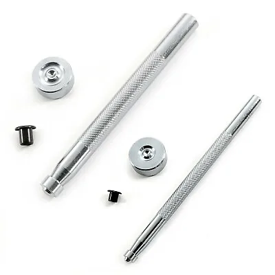 Eyelet Hand Setter Combo Kit (#6 / #8) - (Fits 3/16 & 1/4 Inch Diameter Eyelets) • $18.99