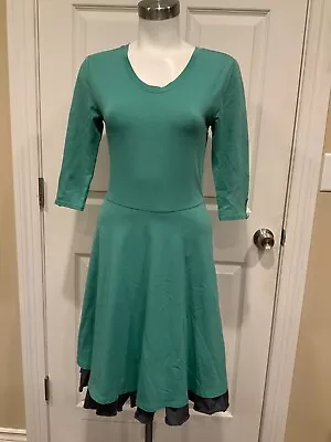 Matilda Jane W/ Joanna Gaines Green Flare A-Line Dress Size XS - NWT! • $33.38