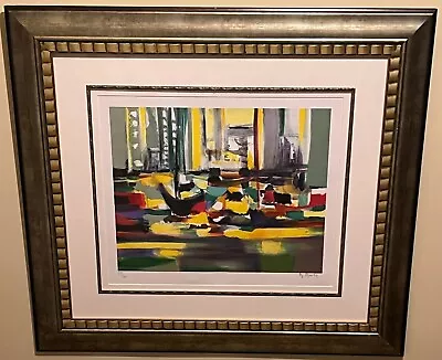 Marcel Mouly  Sampans A Hong Kong  Lithograph Signed And Numbered 31/300 • $495