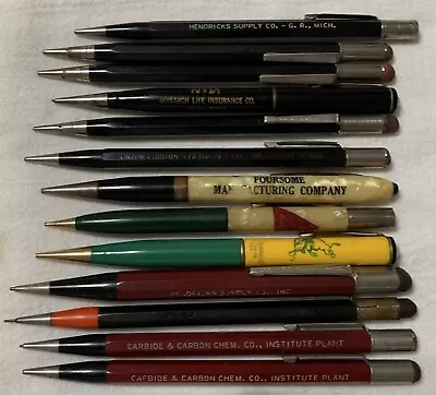 Lot Of Vintage Advertising Mechanical Pencils  • $6.50