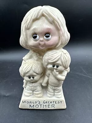 Vintage 1973 W & R Berries Co's World’s Greatest Mother Figurine Mom 6.5” Tall • $9.99