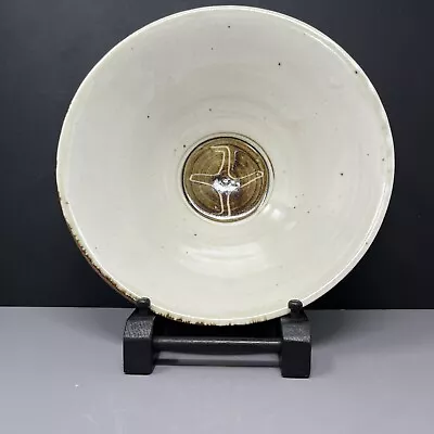 Bernard Leach For Leach Pottery Bowl With Bird Decoration & Tenmoku Glaze #618 • £2000