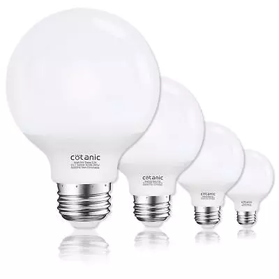  5W LED 40W Equivalent Decorative Globe Vanity Light Bulbs Round G25 E26 Base... • $22.73