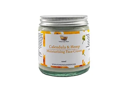 Calendula Moisturising Cream For Normal & Oily Skin 1 Glass Tub Of 120g  • £13