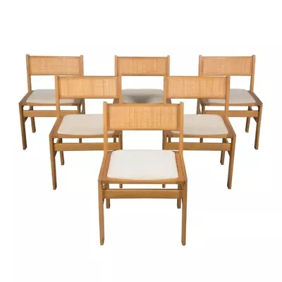 Set Of Six Modern Danish Teak Dining Chairs: Mid-Century Elegance Restored • $3275