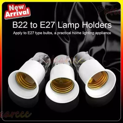 B22 To E27 Light Socket Adapter Bayonet Lamp Base To Edison E27 Bulb Screw AUS • $10.65