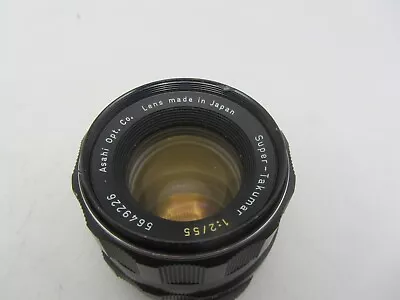 Asahi Pentax Takumar 55mm F2 M42 Screw Mount Lens For SLR/Mirrorless Cameras • $17.80