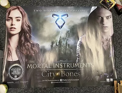 The Mortal Instruments: City Of Bones Uk Quad Rolled Poster Lily Collins 2013 • $13.56