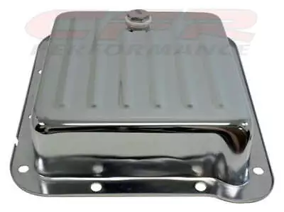 Fits Ford C4 Steel Transmission Pan Case Fill Style Chrome Includes Drain Plug • $52.33