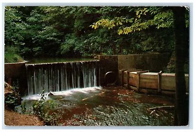 1958 Hammer's Dam Gate Controlled The Waterflow Mitchell Indiana IN Postcard • $14.98