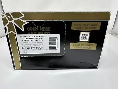 Perfect Samplers Dark Roast Coffee Pod Variety Pack  Pack For Keurig K Cups 40ct • $26