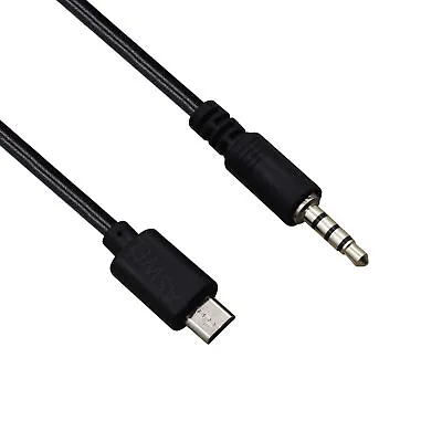 $4.92 • Buy Micro USB Male To 3.5mm Car AUX Audio Output Converter Cable Jack Cord