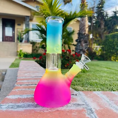 Homehold 8   Heavy Glass Hookah Water Pipe Bong Rainbow Bong • $18.89