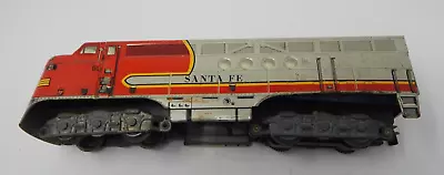 Marx O Gauge Antique Tin Toy Train Diesel Locomotive Santa Fe #21 • $59.96