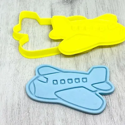 $11.95 • Buy Airplane Plane Cookie Cutter & Fondant Stamp