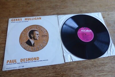 £12.99 • Buy Gerry Mulligan / Paul Desmond Quartet Chet Baker UK 1st Vocalion LAE 549 Cool LP