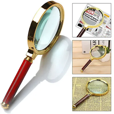 15X Large Magnifying Glass Lens Loupe 60mm Handheld Magnifier Reading Aid Big UK • £3.99