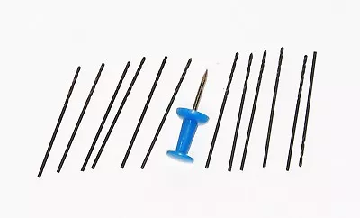 1/32  High Speed Steel Mini Drill Bits For Dremel Etc New 12Pieces • $4.82