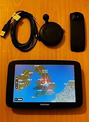 TomTom Go Basic 5 Car Sat Nav 5 Inch With WiFi. Full Eu & U.K Lifetime Maps 2024 • £69