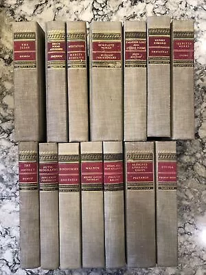 Classics Club Vintage Book Set 1930’s-70’s Lot Of 14 Hardcover Walter J Black • $48