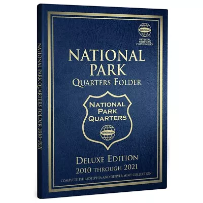 US National Parks Quarters Coin Collection Folder P&D Whitman Deluxe New Album • $14.85