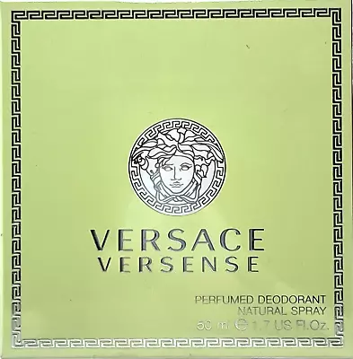 VERSACE VERSENSE PERFUMED DEODORANT SPRAY FOR WOMEN 1.7 Oz / 50 Ml DISCONTINUED! • $38.99