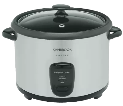 Kambrook 10 Cup Rice Electric Pot Cooker KRC350BSS • $69