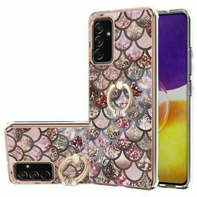 For Oppo A58 A78 A15S A57 A53S A77 A17 A93S A16Shockproof Marble Ring Stand Case • $15.99