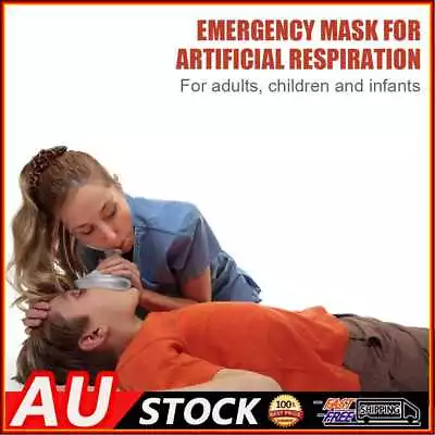 Reusable CPR Mask Artificial Respiration Training Masks Emergency Rescue Supply • $10.49