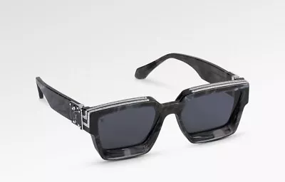 Louis Vuitton 1.1 Millionaires Transparent Gray Black Virgil Abloh Sunglasses • $778