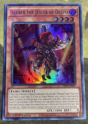 Aluber The Jester Of Despia - Yugioh 1st Edition GFP2-EN097 - Near Mint • $4.99