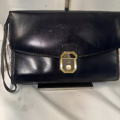 Laurent David Mens Leather Clutch Bag With Key • $30