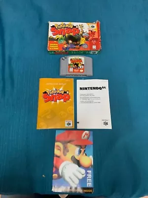 Pokemon Snap Nintendo 64 Original Complete CIB Authentic N64 TESTED • $36