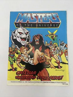 1984 MOTU Masters Of The Universe Miniature Comic Grizzlor The Legend Comes Aliv • $6.40